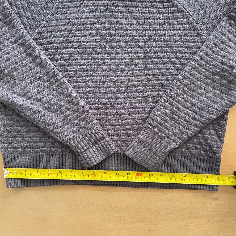 Lululemon Texture Play Crew Sweater Cadet Blue - Picture 9 of 11